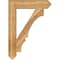 Ekena Millwork Balboa Arts & Crafts Rough Sawn Bracket, Western Red Cedar, 6"W x 32"D x 44"H BKT06X32X44BOA03RWR - alternate 3